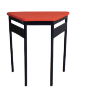 Mesa trapezoidal con cubierta de 700x405