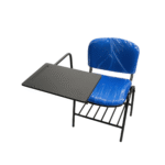 Silla modelo ISO con paleta rectangular en lamina y parrilla porta utiles.
