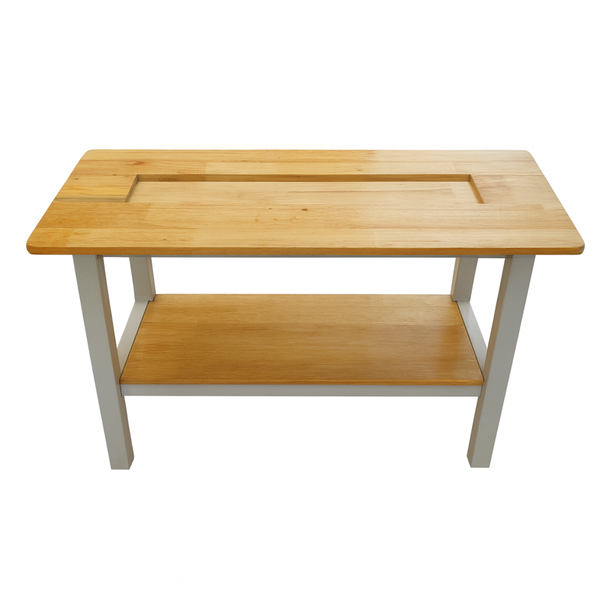 Banco B-11 carpintero madera con entrepaño