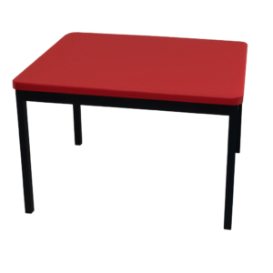 Mesa para preescolar con cubierta de 80x60 cm.