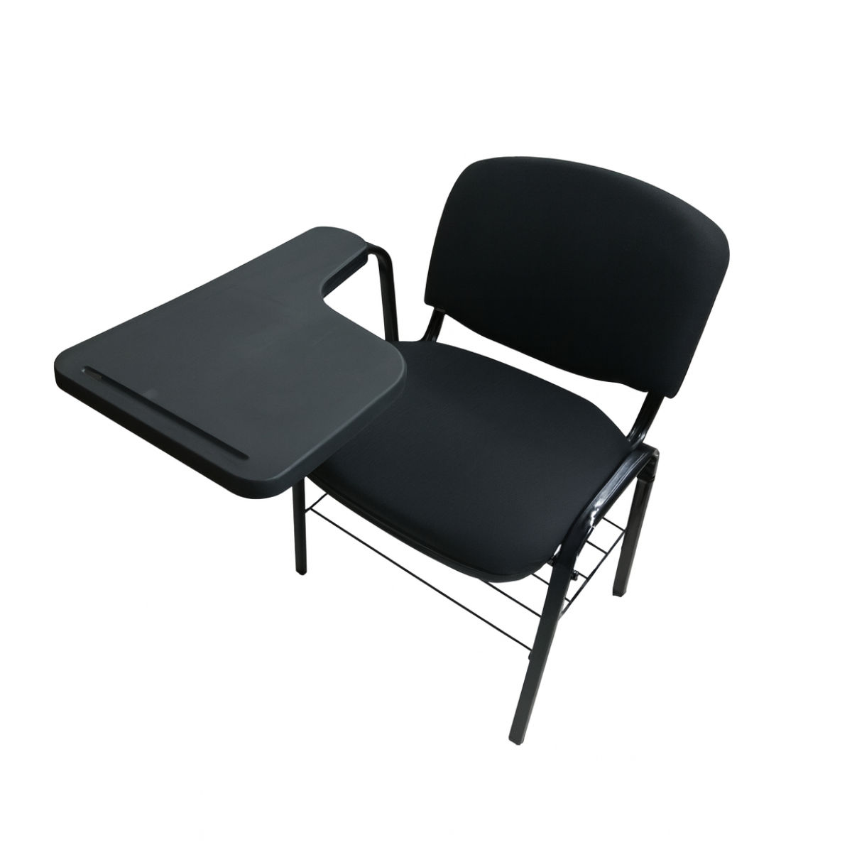 Silla modelo ISO con paleta heptagonal y parrilla porta utiles.